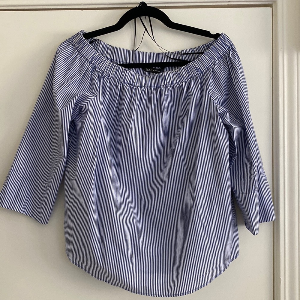 Zara off the shoulder top
